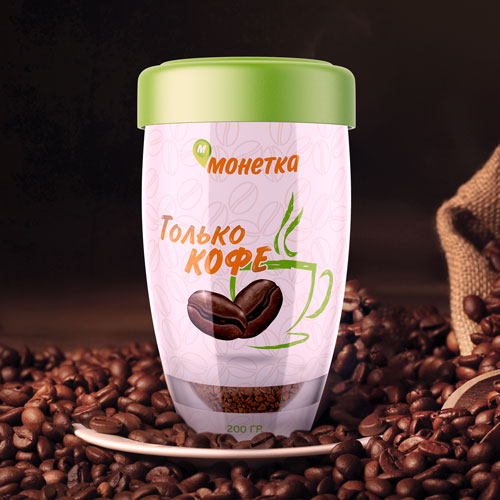 Разработка логотипа и дизайн упаковки новой линейки кофе